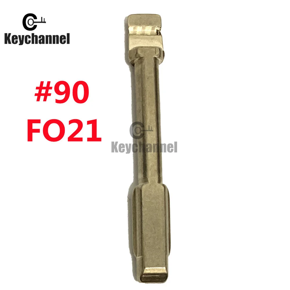 

Keychannel 10PCS FO21 Car Key Blade #90 KD Blank for KEYDIY KD VVDI Xhorse Remote for Ford Focus Mondeo Jaguar XJ8 Key Replace