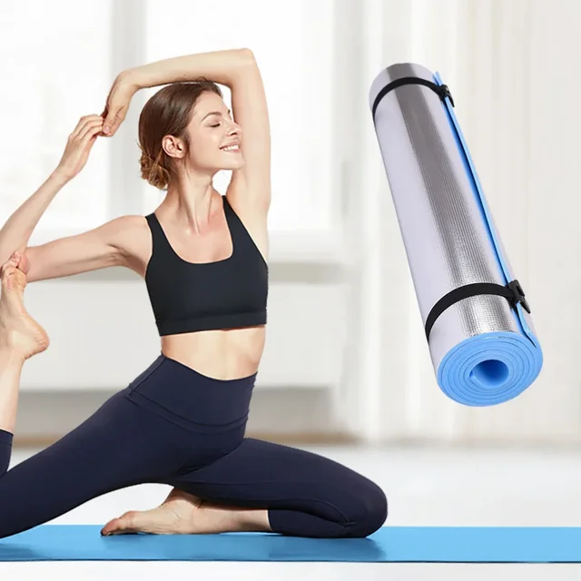 Waterproof Yoga Mat Moisture-proof Yoga Mat Thickened Camping Picnic Mat Portable Multifunction for Fitness Exercise 2