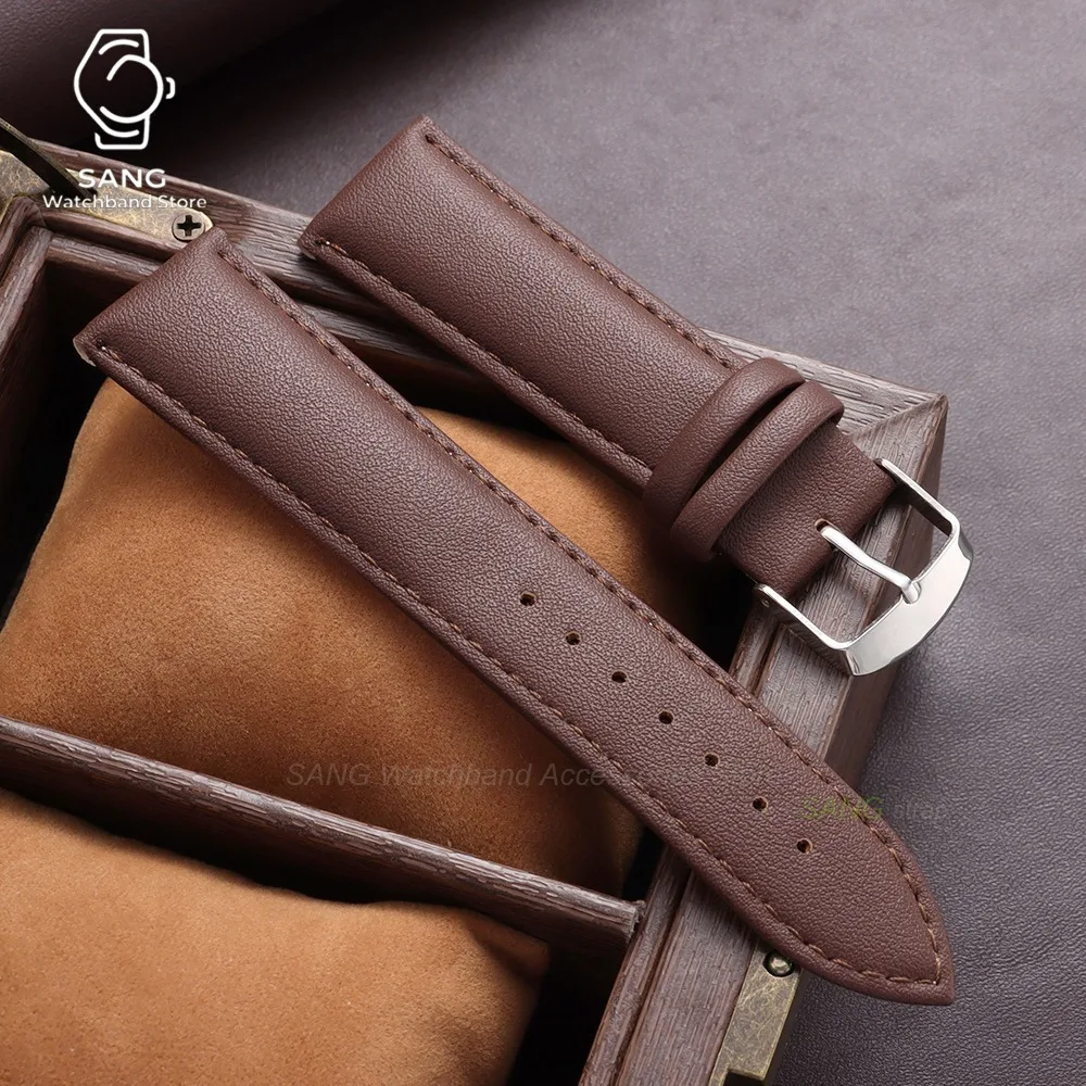 Versatile Soft PU Leather Watch Band Straps