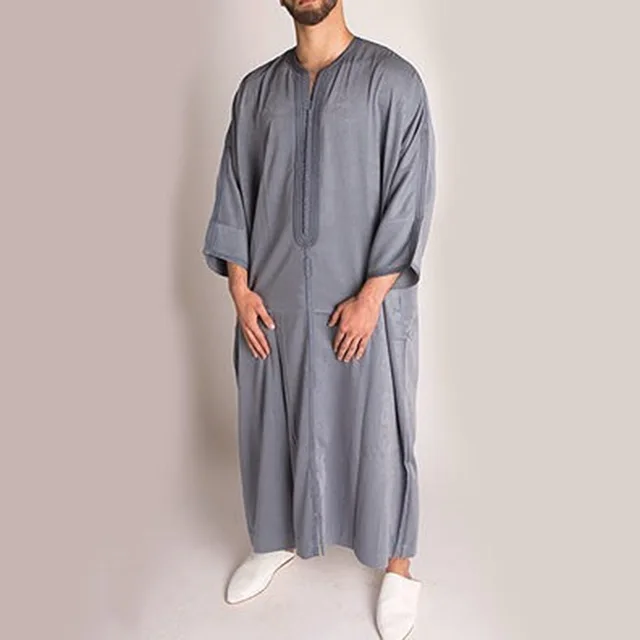 Caftán Para Hombre – Túnica Musulmana Abaya Djellaba
