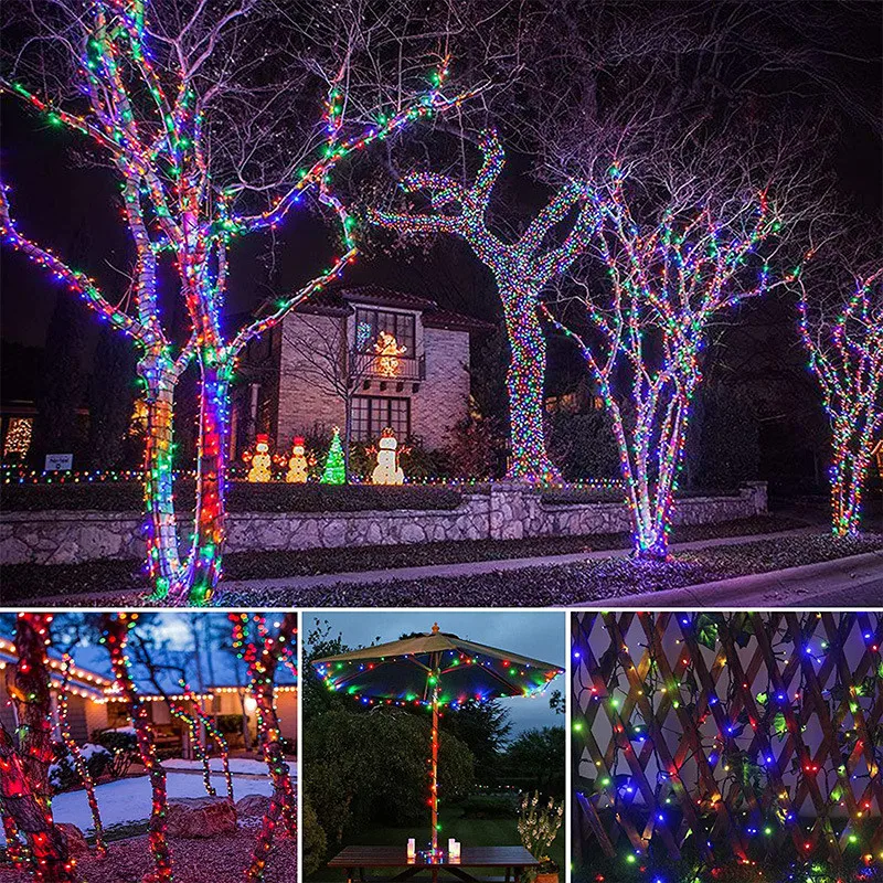Enchanting Solar LED String Lights - 8 Modes