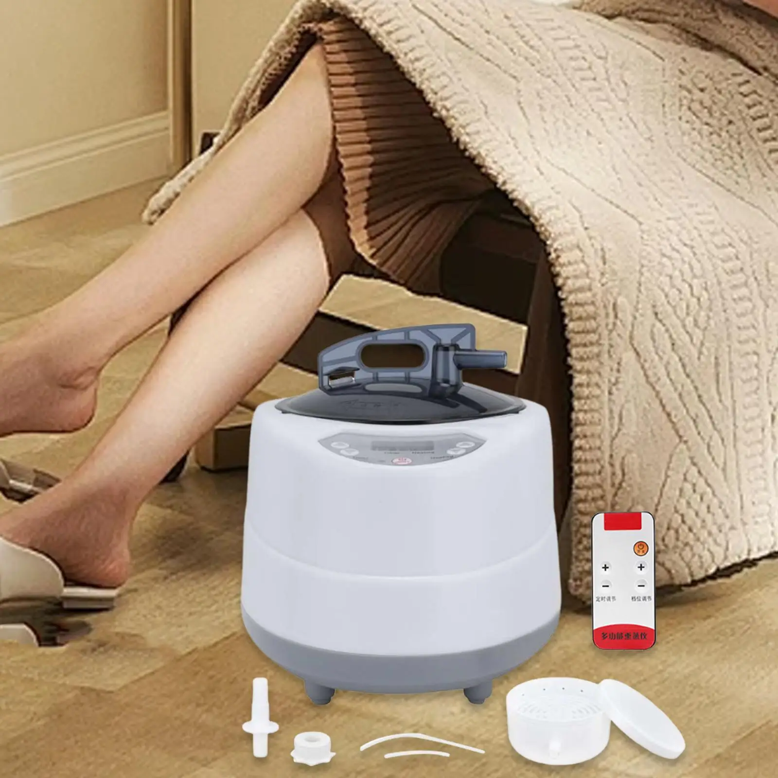 Sauna Steamer Lightweight Fumigation Steam Machine EU Plug Portable Accessories Large Capacity 3 L Steam Generator Steam Pot 4