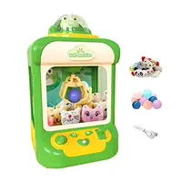 Claw Machine Mini Vending Machine with 10 Dolls 10 Egg with Lights Capsule Claw 1