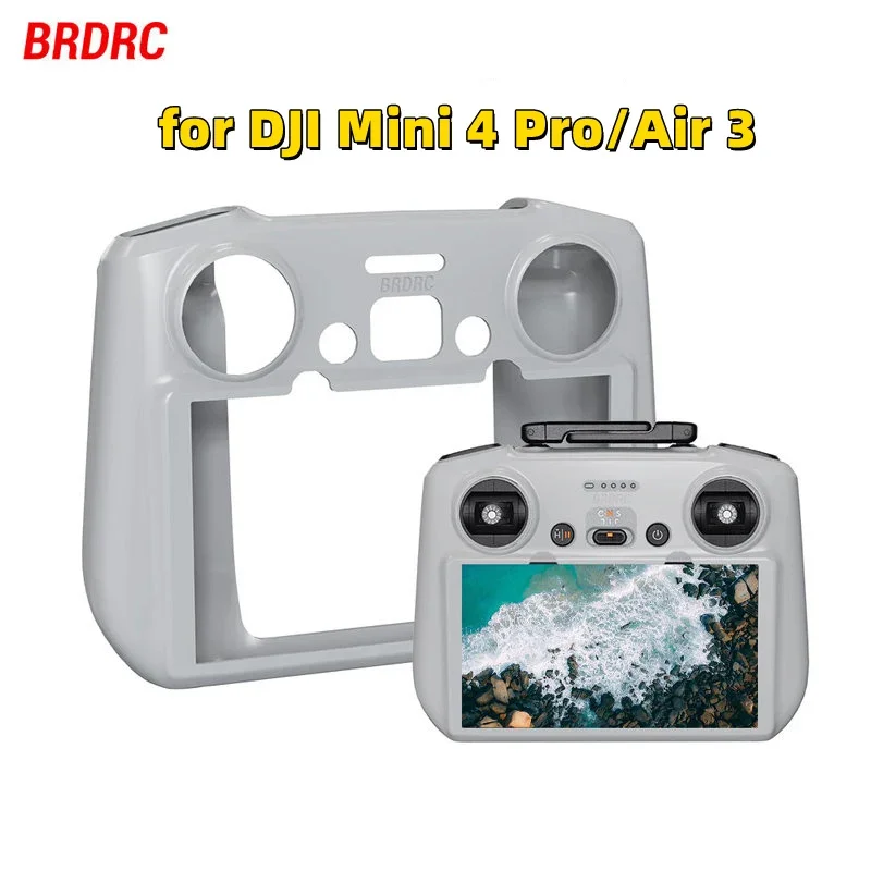 Juste en silicone pour DJI Mini 4 Pro Air 3 RC 2 télécommande, housse de  protection d'écran, étui anti-poussière, accessoires de importateur