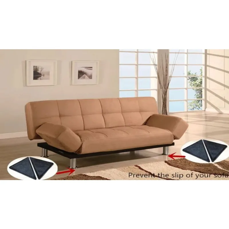 Carpet Anti Slip Stickers 4/8pcs Triangular For Tile Floor Carpet Corner Washable Reusable Nano Fixed Pads