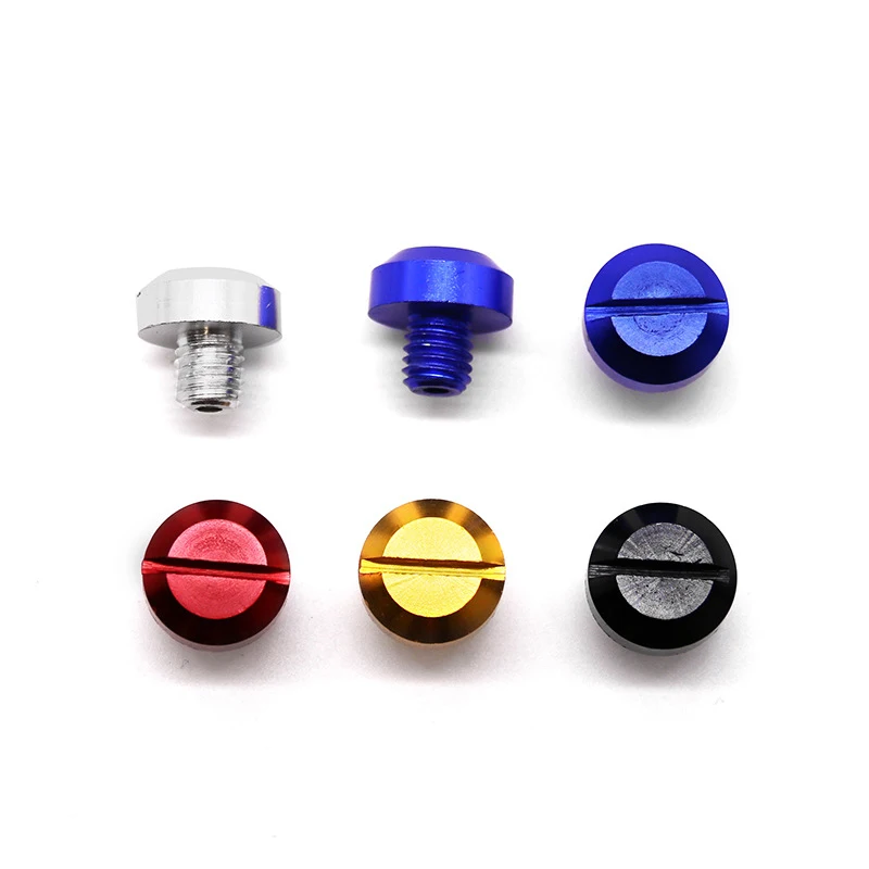 Motorcycle Mirror Plugs 2Pcs Anti-Rust Motorcycle CNC Aluminum M10 x 1.25 Rear view Mirror Hole Plugs Screws Rearview Mirror Holder