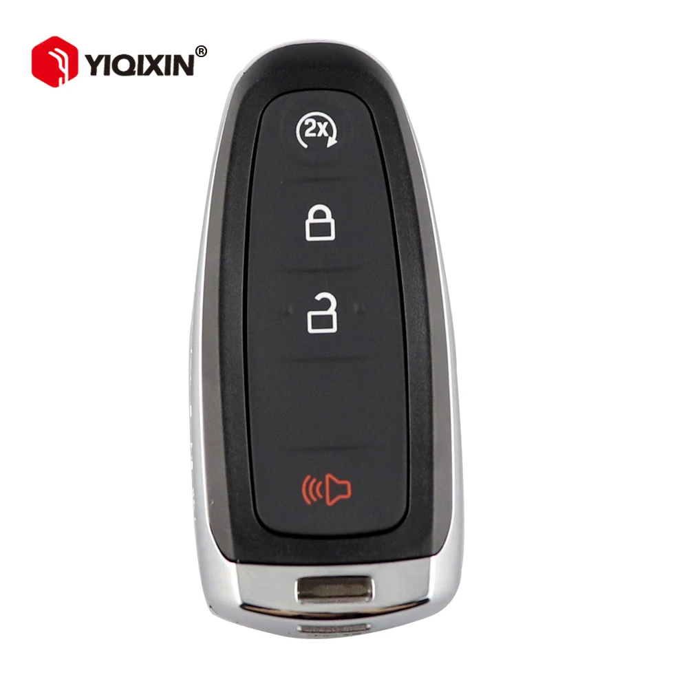 

YIQIXIN Smart Remote Car Key Case Fob For Ford Edge Explorer Escape Flex Taurus 2011 2012 2013 2014 2015 Uncut FO38 HU101 Blade