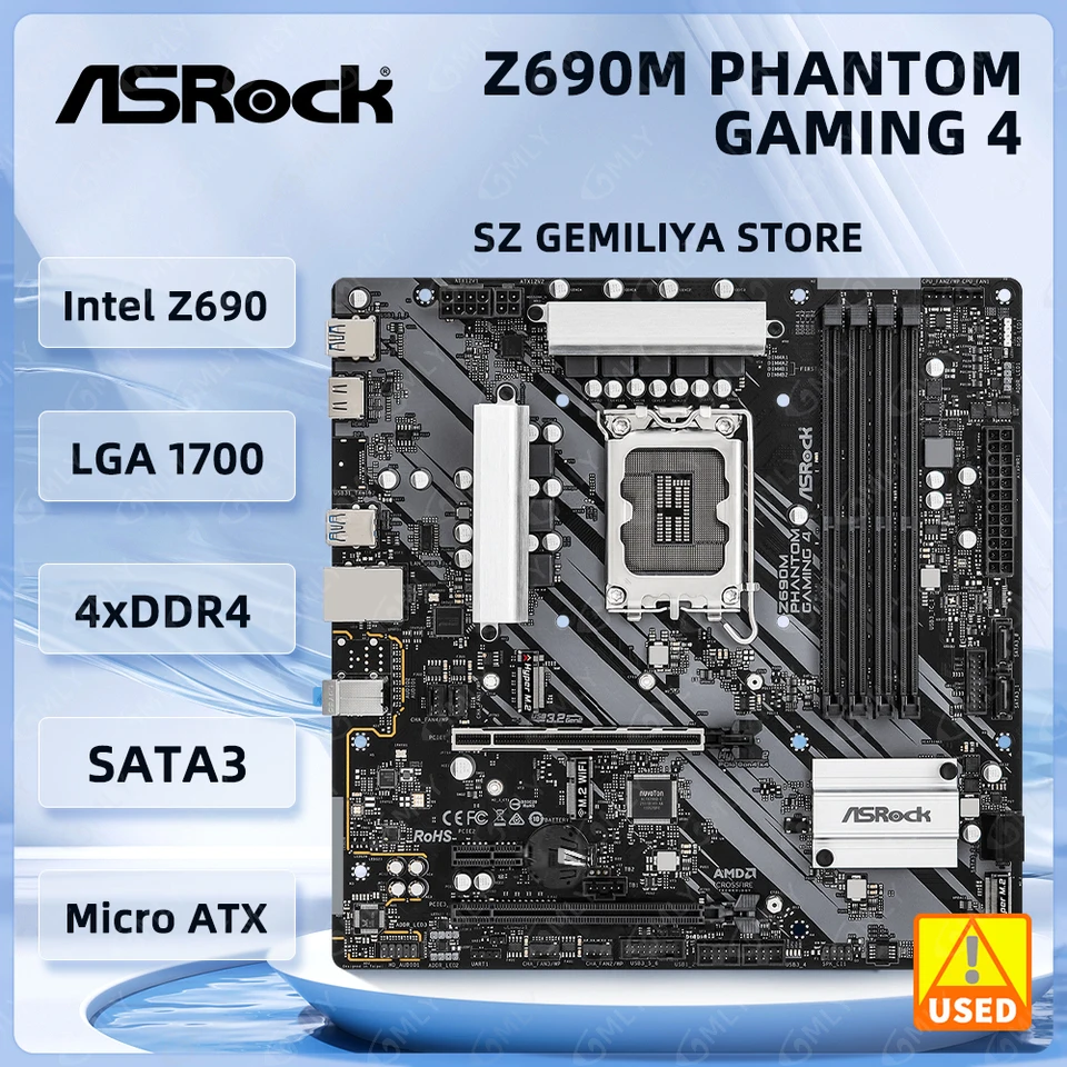 ASRock Z690M PHANTOM GAMING 4 マザーボード intel Z690 LGA1700対応