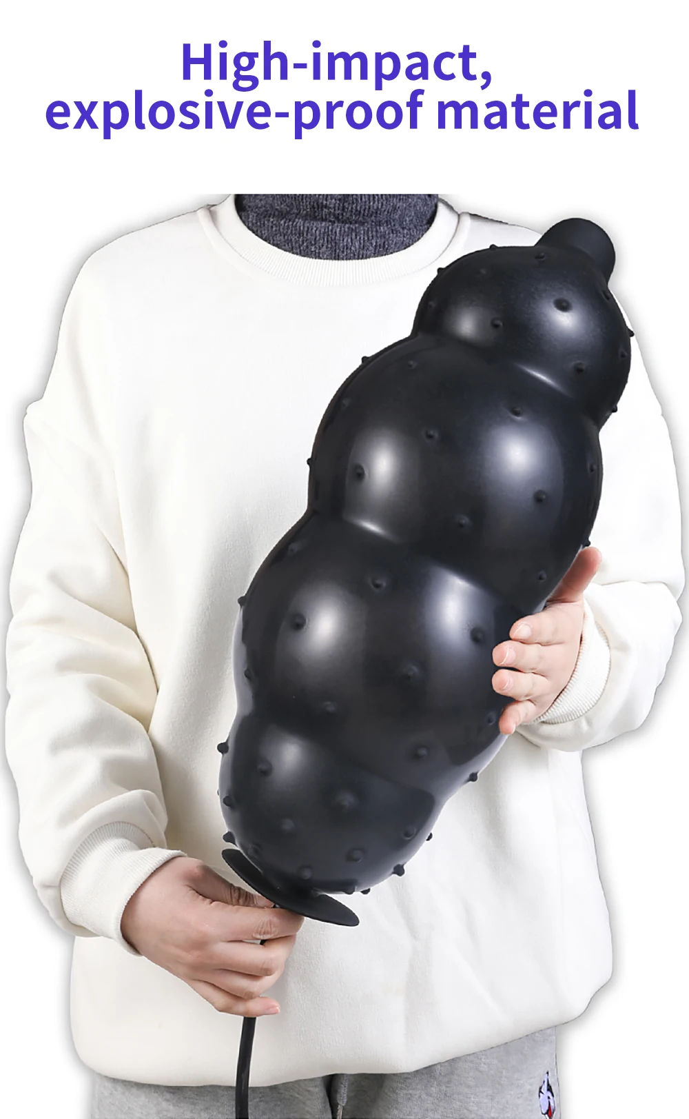 Cuentas ampliables tapón Anal, masajeador de próstata, Juguetes sexuales anales para mujeres homosexuales, hombres, tapón Anal súper grande_voghion.com