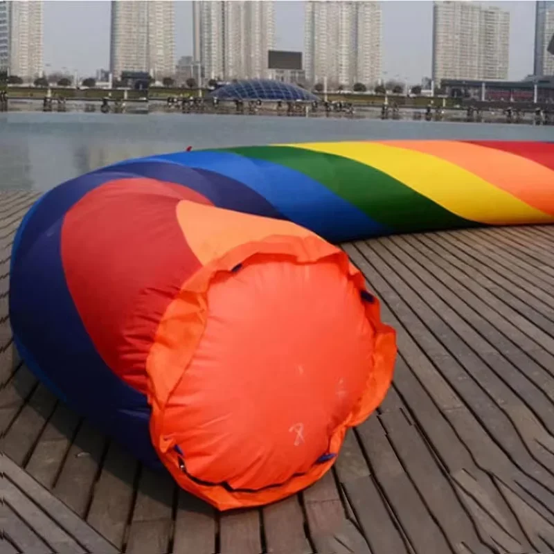 Customizable 6m Wide Inflatable Rainbow Arch Door Colorful Celebration for Wedding Arch 20ft*10ft D=6M/20ft Advertising