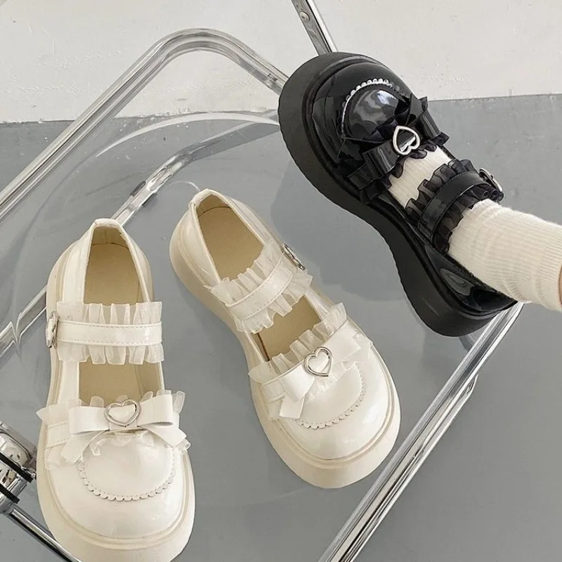 Японские туфли Kawaii Lolita JK Униформа тыквы Мэри Джейн платье косплей низкий каблук Розовая белая красная платформа каблук женщина каблук лоферы женские туфли лоферы туфли лолита туфли мэри джейн туфли на каблуке