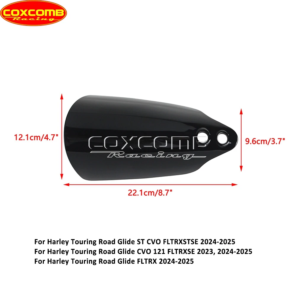 핸들 바 가드 보호 오토바이 핸드 가드 쉴드 프로텍터 Harley Touring Road Glide FLTRX FLTRXSE FLTRXSTSE 2023-25
