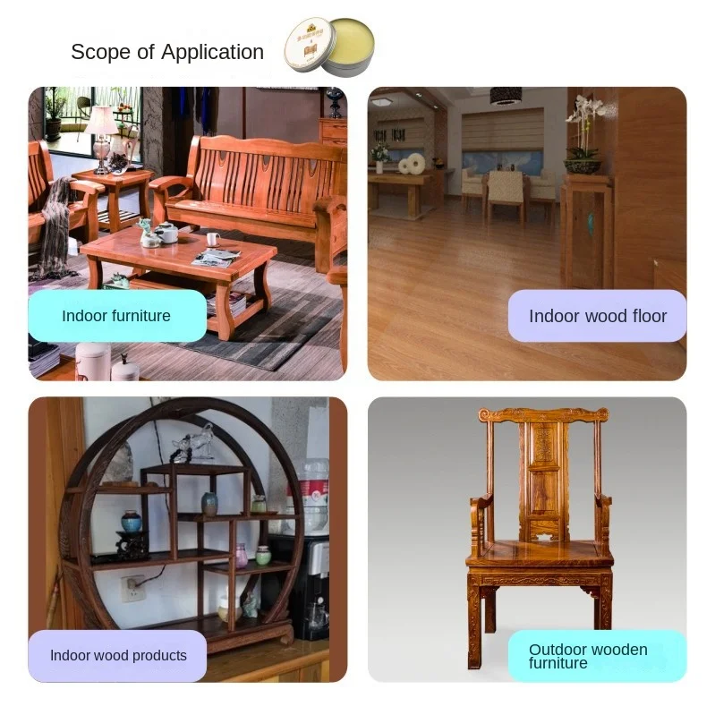 Wood Wax Oil Mahogany Solid Wood Furniture Maintenance Moisture-proof Crack Proof Wax Oil Wooden Toys Polishing and Maintenance furniture beeswax spray wood furniture repair markers