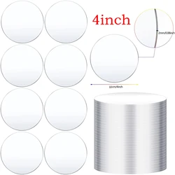 Transparent Acrylic Craft Discs for Cutting, Engraving & Painting (2mm thick 10cm)