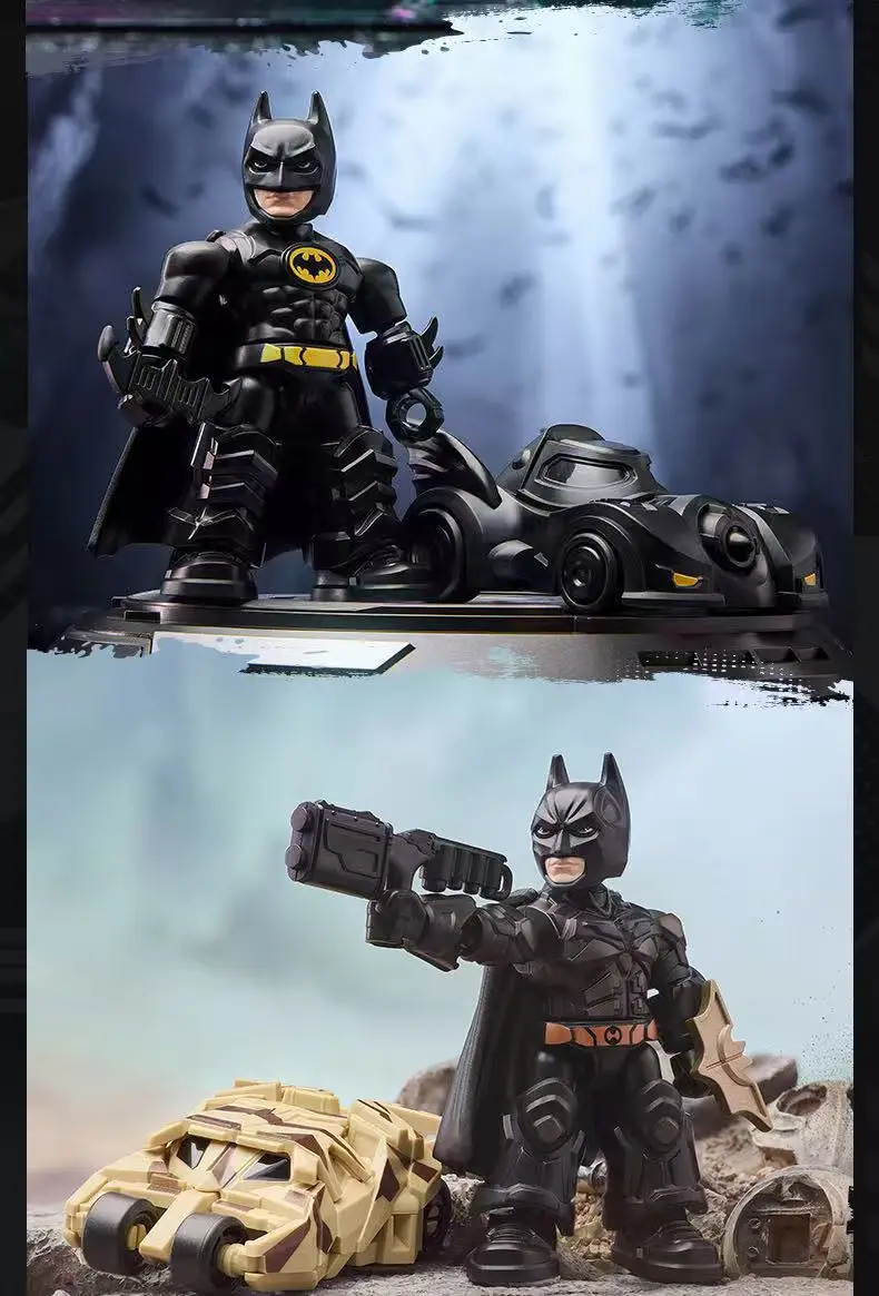 Assembled Batman building blocks figure