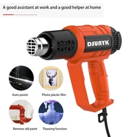 2500W Heat Gun Hair Dryer 110V 220V Craft Heat Gun Temperature Digital Display Hot Air Gun for Welding DIY Shrink Wrapping EU US 2