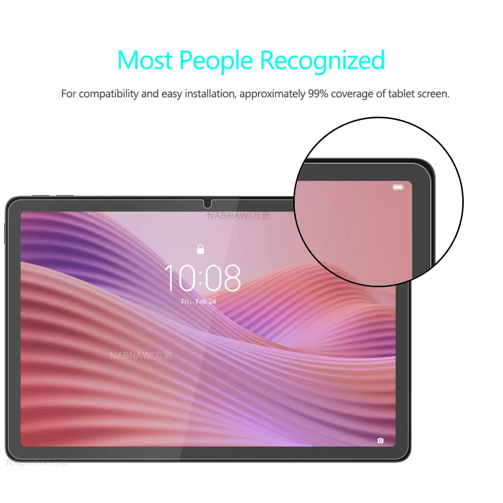 2 Pieces HD Scratch Proof Tempered Glass Screen Protector For Lenovo Tab 2025 10.1 TB-311FU TB-311XU Hard Protective Film 3