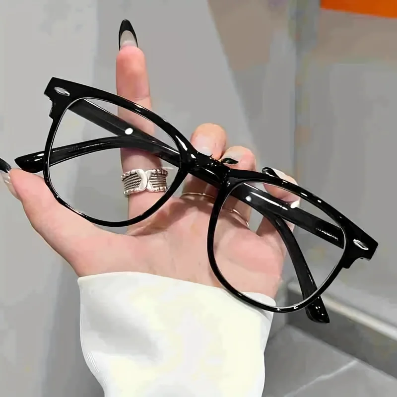 Classic Unisex Retro Fashion Glasses with Transparent Lenses