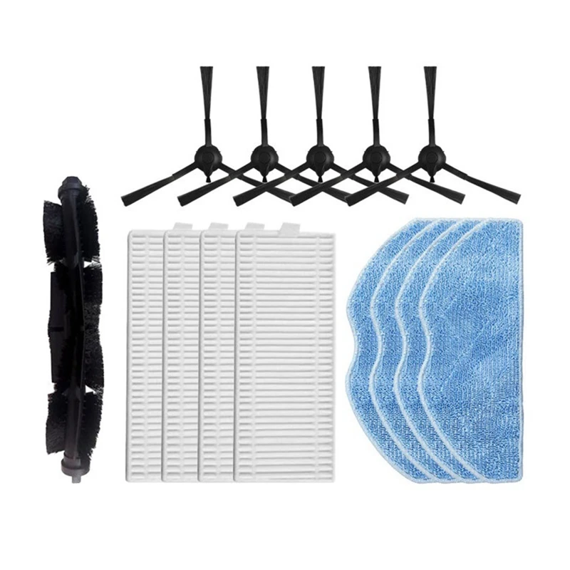 

For 360 S8 / S8 Plus Robot Vacuum Cleaner Spare Parts Accessory Main Side Brush Hepa Filter Mop Cloth