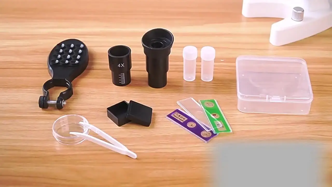 children hd microscope with lcd preview poster