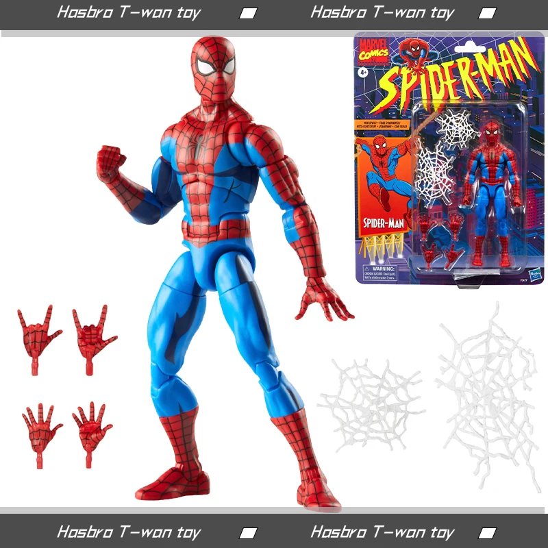 Hasbro Marvel Legends Spiderman Retro Spiderman  Splat 6 Inch Action