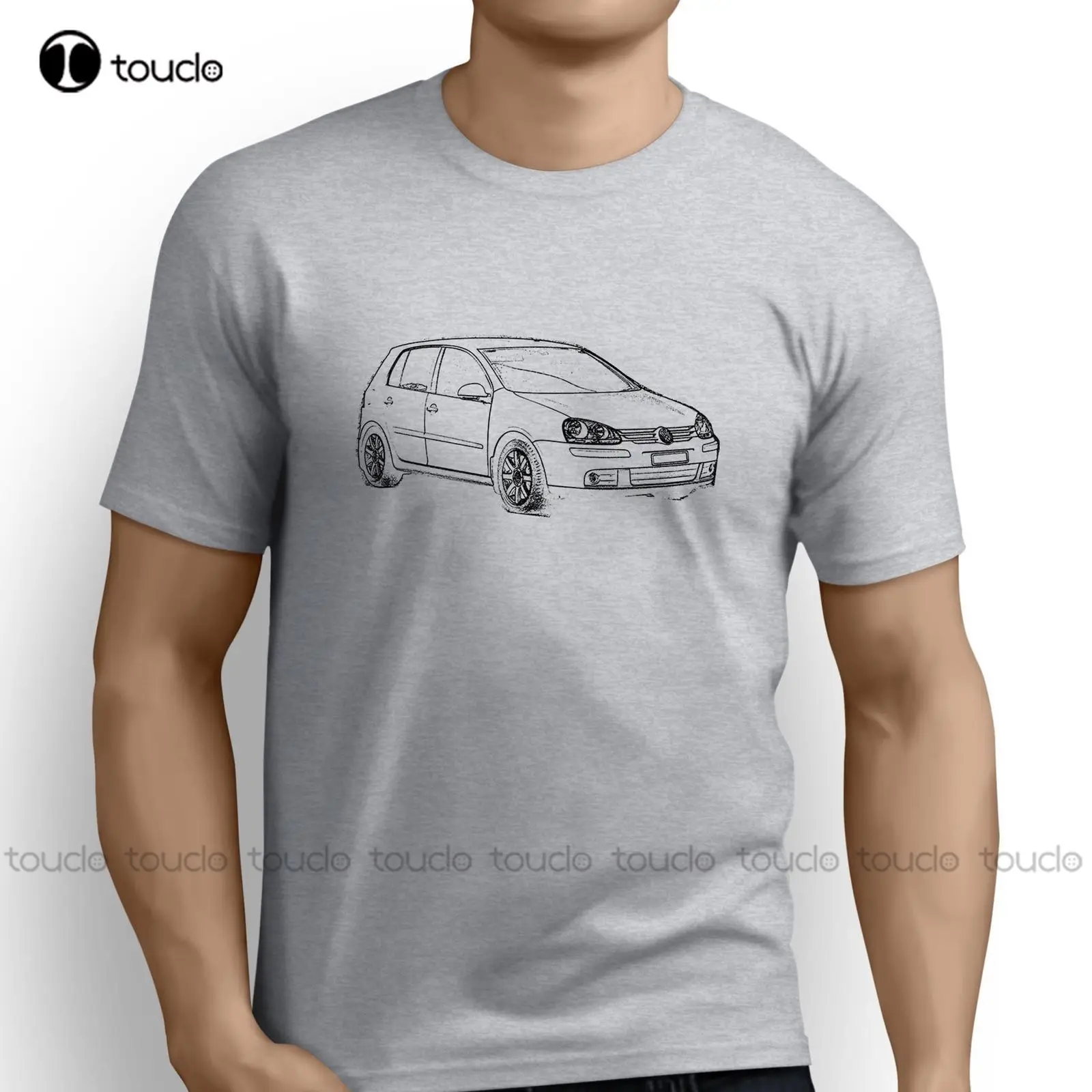 

Newest Fashion T Shirt Short Sleeve German Classic Car Fans Golfer Gti Mk5 Inspired Car Design Men T-Shirt
