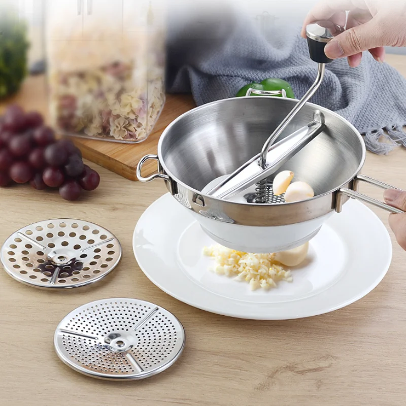 

Stainless Steel Fruits Puree Pressing Tools Vegetable Potato Masher Stirrer Sets Pumpkin Grinder Food Mixer Kitchen Accessories