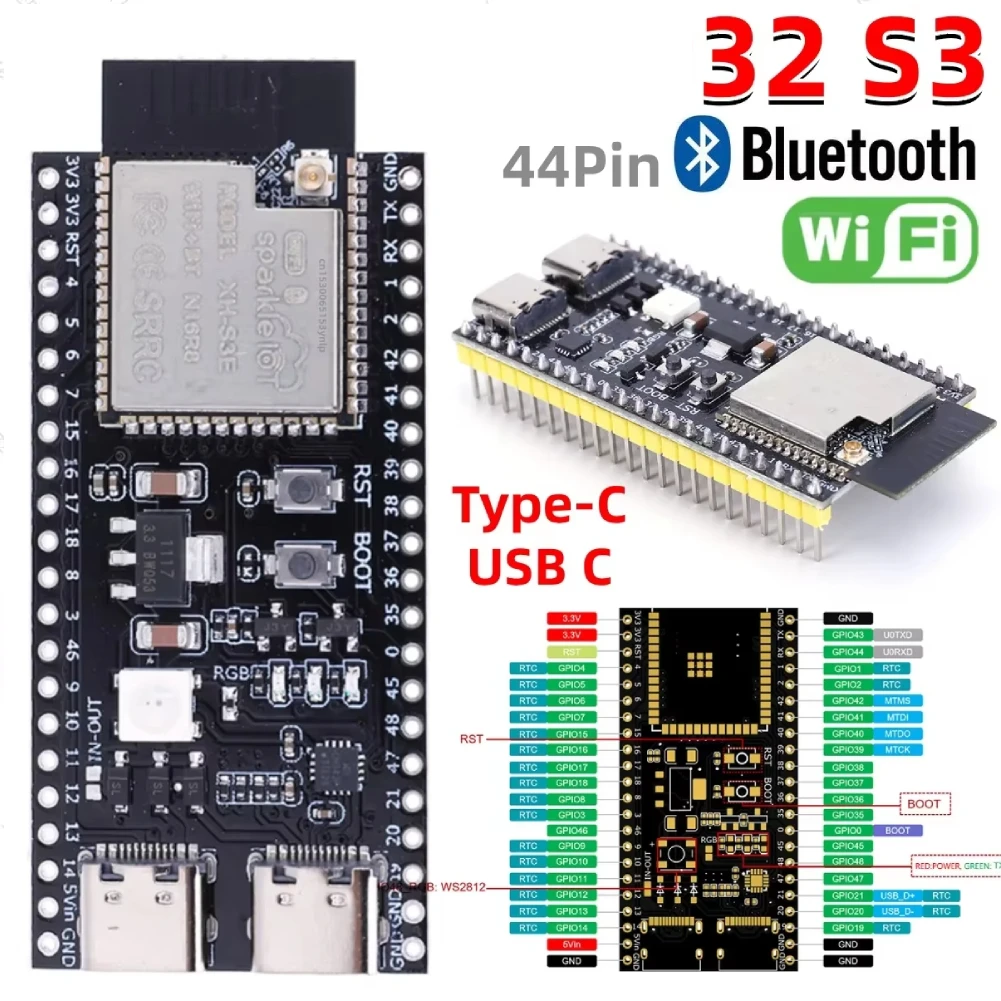 บอร์ดพัฒนา ESP32 S3 สำหรับโปรเจกต์อิเล็กทรอนิกส์