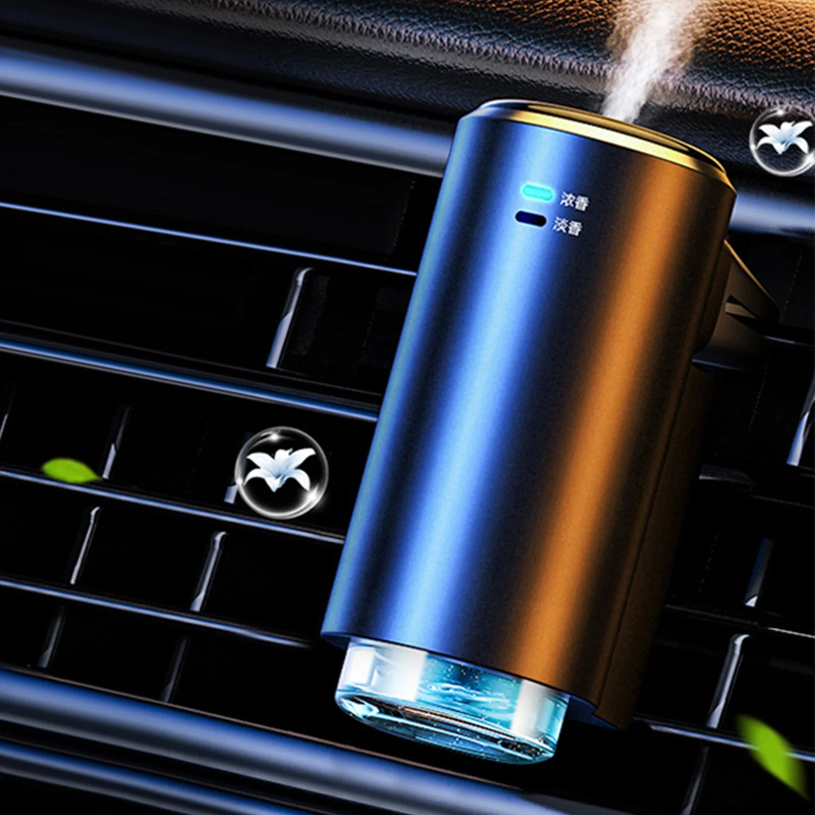 Smart Elektrische Auto Air Diffusor Aroma Auto Air Vent Luftbefeuchter Öl  Aromatherapie Auto Lufterfrischer Parfüm Duft