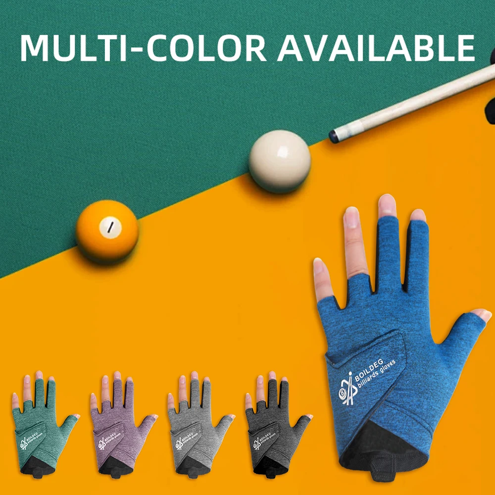 Polyester fiber billiard gloves, breathable billiard accessories, thickened mesh surface, table tennis supplies2234
