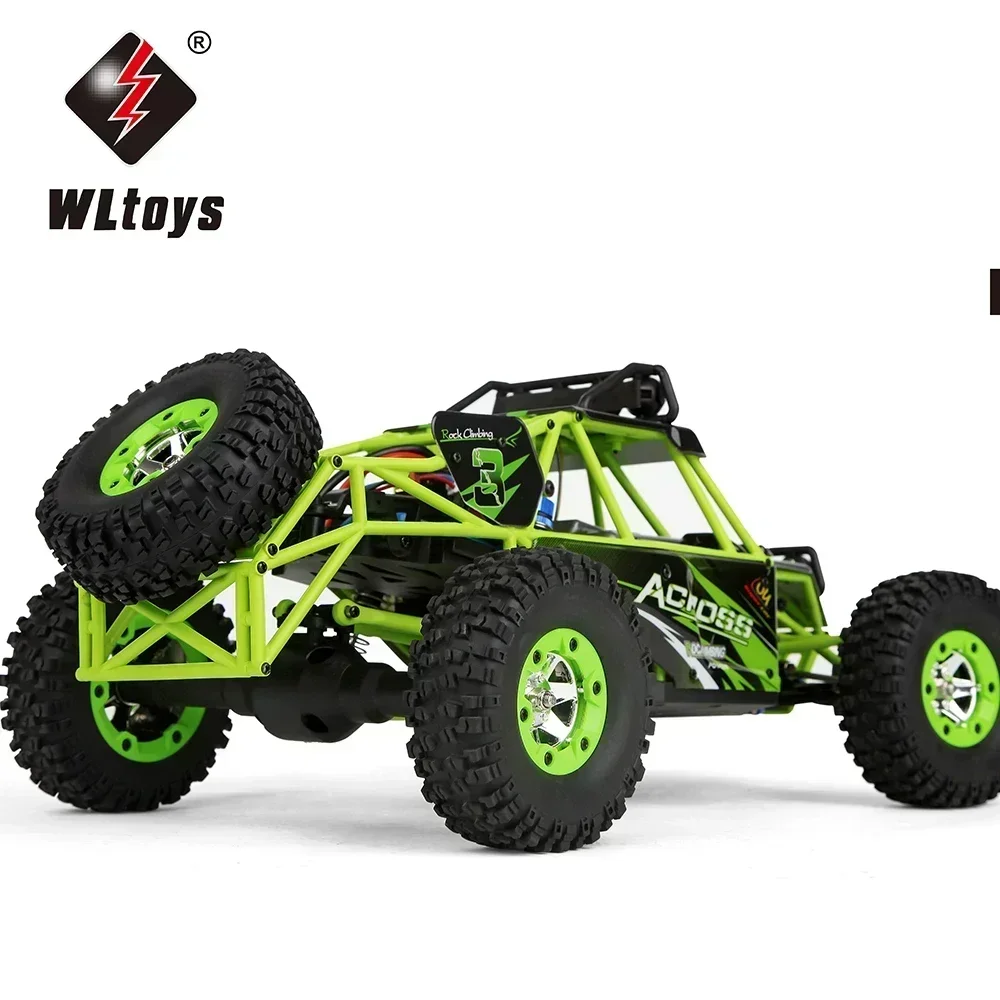 Wltoys 12428 1/12 RC Car 2.4G 4WD Electric Brushed Racing Crawler RTR 50km/h High Speed RC Off-road Car Remote Control Car Toys 4