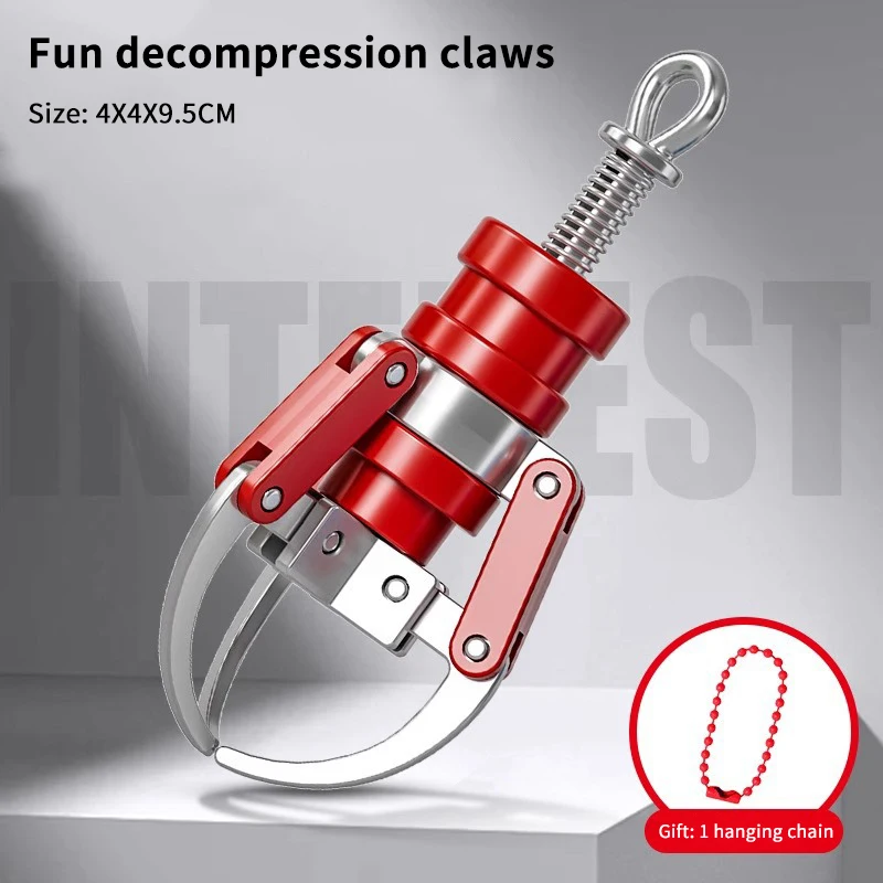 Description Picture 6 of item1pc Mini Claw Metal Catcher Plier Keychain Crane Game Machine For Coin Operated Arcade Toy Gift Clamp Turntable Vending Machine