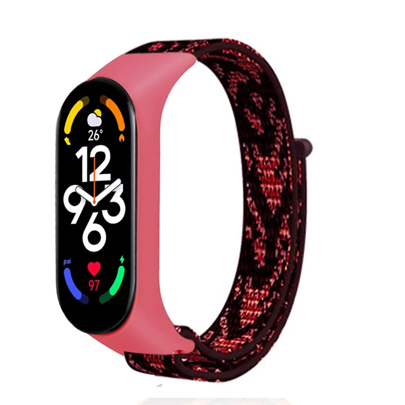 Nylon Sport Loop Smartwatch Replacement Wristband Strap