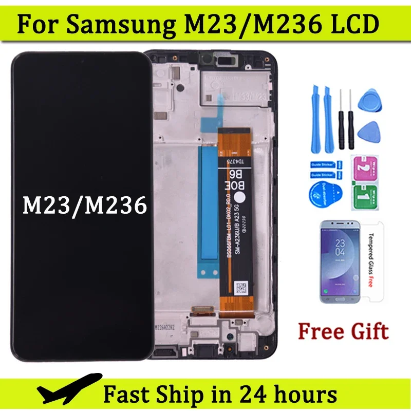 

6,6 ''для Samsung M23 M236 ЖК-дисплей с сенсорным экраном дигитайзер для Samsung SM-M236B, SM-M236B/DS LCD