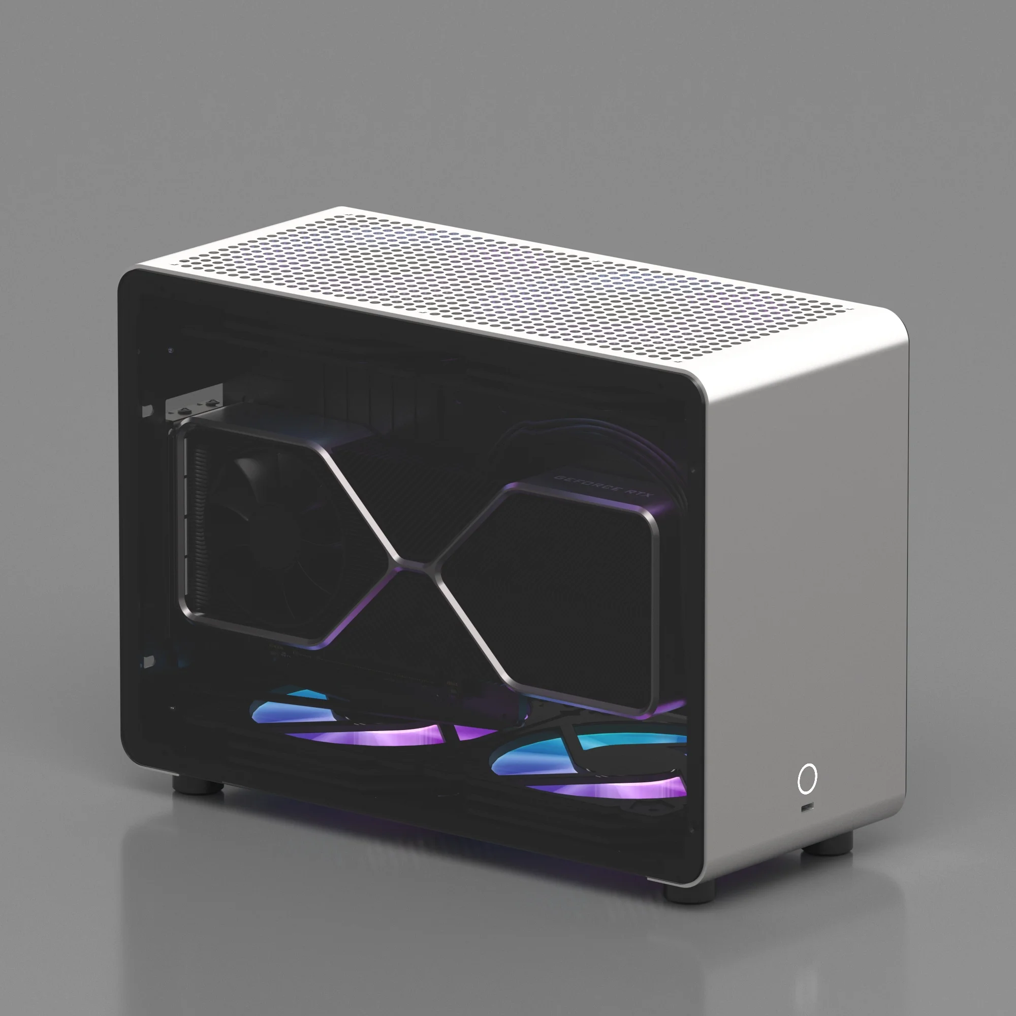 GEEEK G1 PRO シルバー G1 PRO MINI-ITX CASE – GEEEK