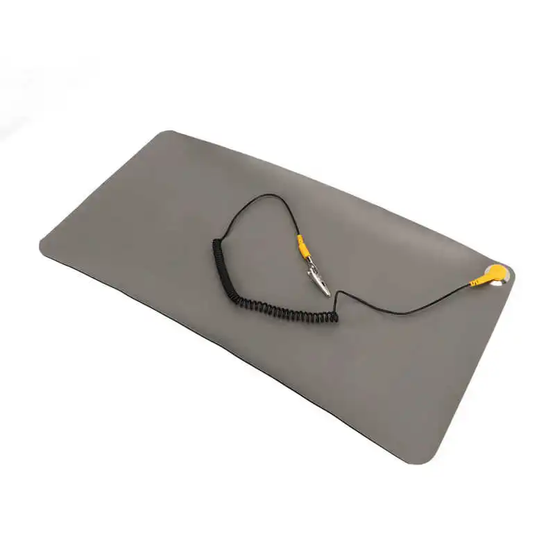 AntistaticMatSoft3LayerRubberAntiSkidPortableAntiStaticTablePadwithWristband