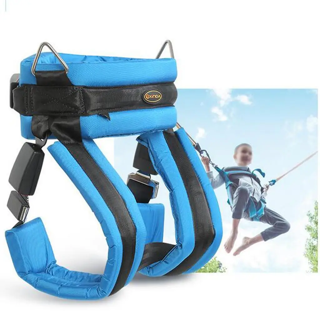 Kids Adults Safety Belt Bungee Rope Jumping Trampoline Harness Gear Quick Release Protection with Safety Buckle trampoline harness