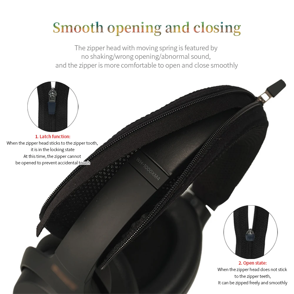 Premium Headphone Head Beam Cover with Protective Case and Headbeam Protector Sleeve