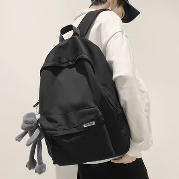 Zaino di nuova moda per le donne tinta unita di grande capacità zaino femminile Casual borsa da scuola per studenti universitari borsa per Laptop Unisex