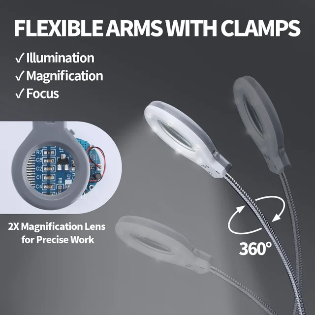 YIHUA 926LED-IV Soldering Station with Helping Hands 2