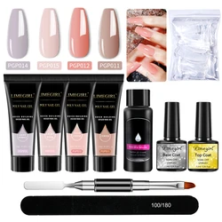 Nail Art Enhancement Kit - Poly Gel Varnish Set (Set 4)