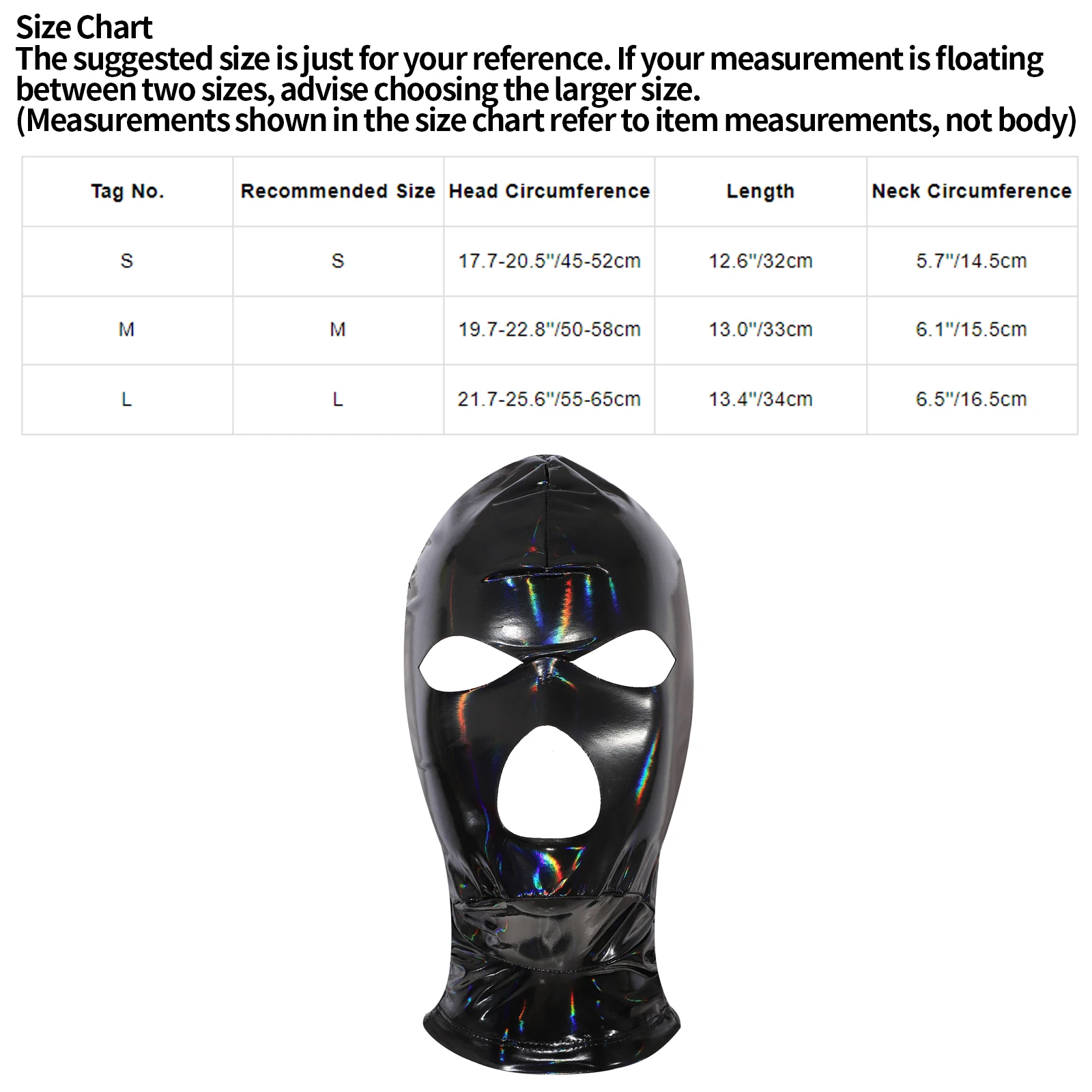 Latex Hood Mask Open Eyes Mouth Nostrils Mask Hood Unique Club Wear Headgear Sexy Crossdressing Cosplay Couples Face