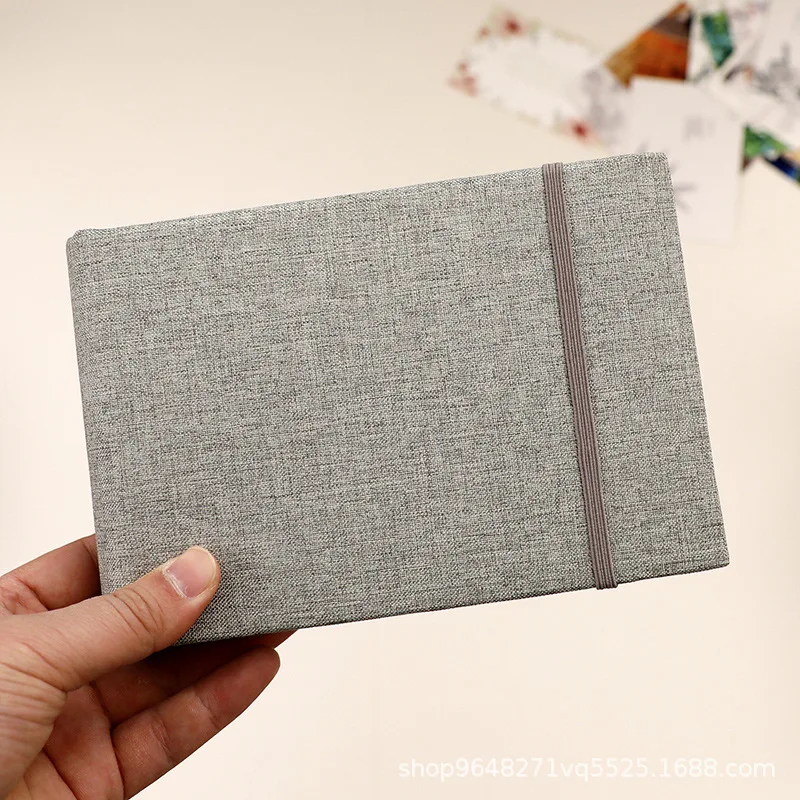 Album Fotografico 4x6 Con Copertina Rigida &ndash; Mini Raccoglitore Da 36 Pagine, Nero, Perfetto Per Le Tue Foto
