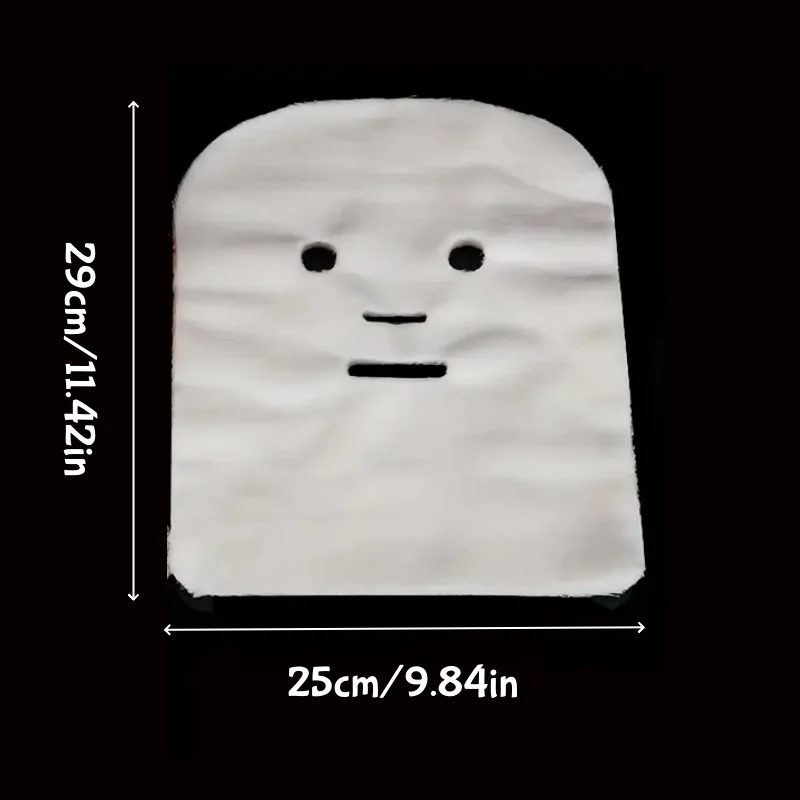 100/50 Stück Gesichtsmaske Gaze weiche Baumwolle DIY Schönheitsmaske Einweg-Mesh-Maske für Salon Heimgebrauch Hautpflegezubehör – Detail 1