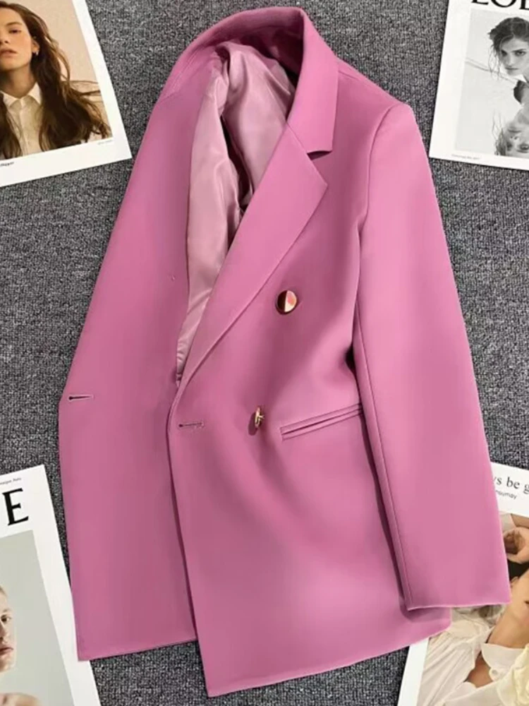 

Spring and Autumn Korean Edition New Womens Fashion Elegant Leisure Sports Women's Fashion Loose fitting Womens Suit Womens Coat