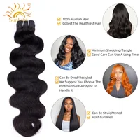 15A corps vague paquets 100% cheveux humains bruts tissage brésilien 1/3/4 pièces armure cheveux naturel Original vierge Extensions de cheveux humains 3
