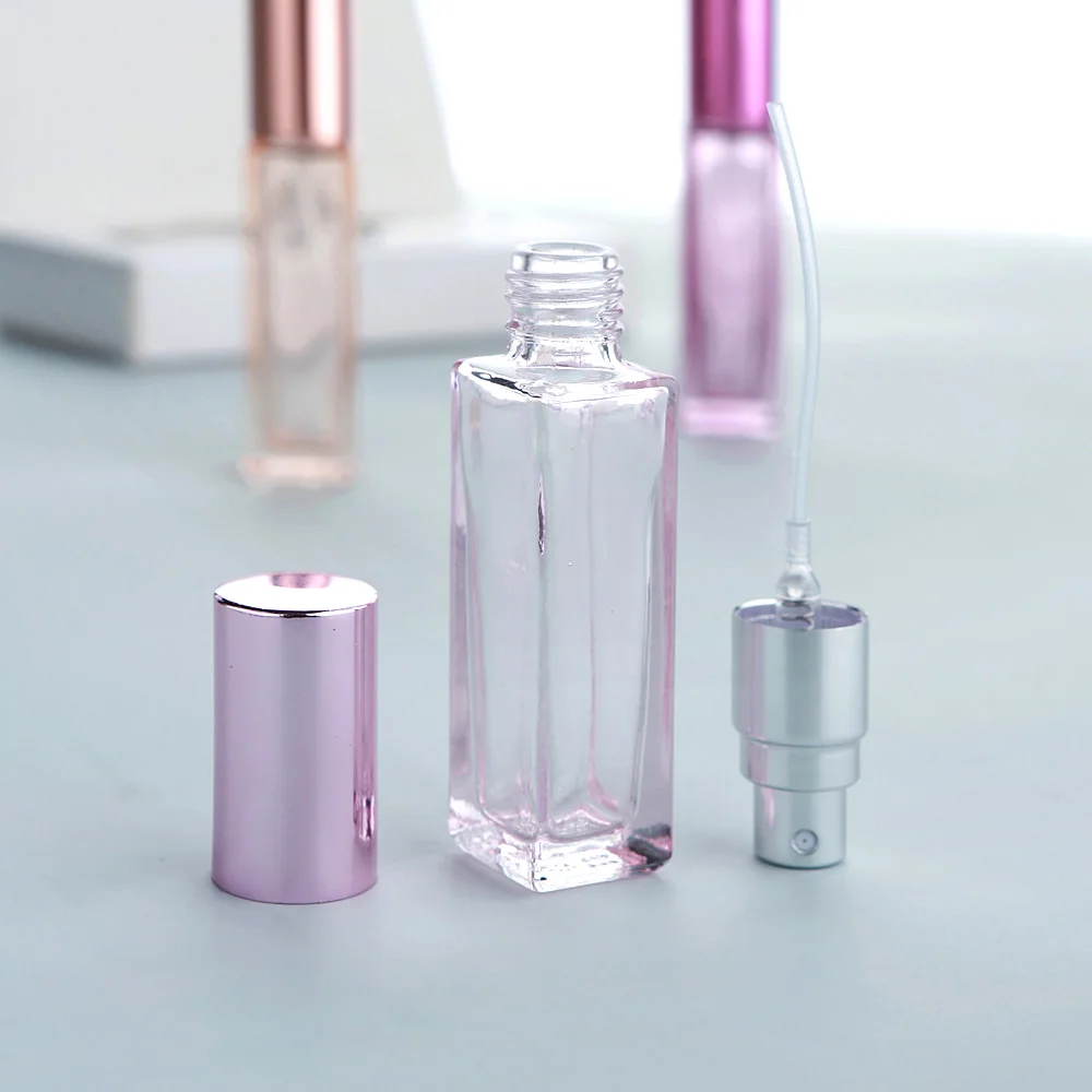 10ml Refillable Thick Glass Perfume Bottles with Colorful Finish and Custom Packaging B... - SKU RGPB1509 - UGI Packaging