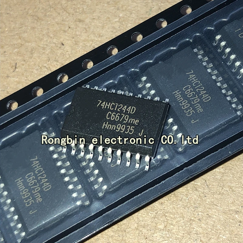 

10PCS NEW 74HCT244D SMD SOP20 7.2MM line driver logic IC
