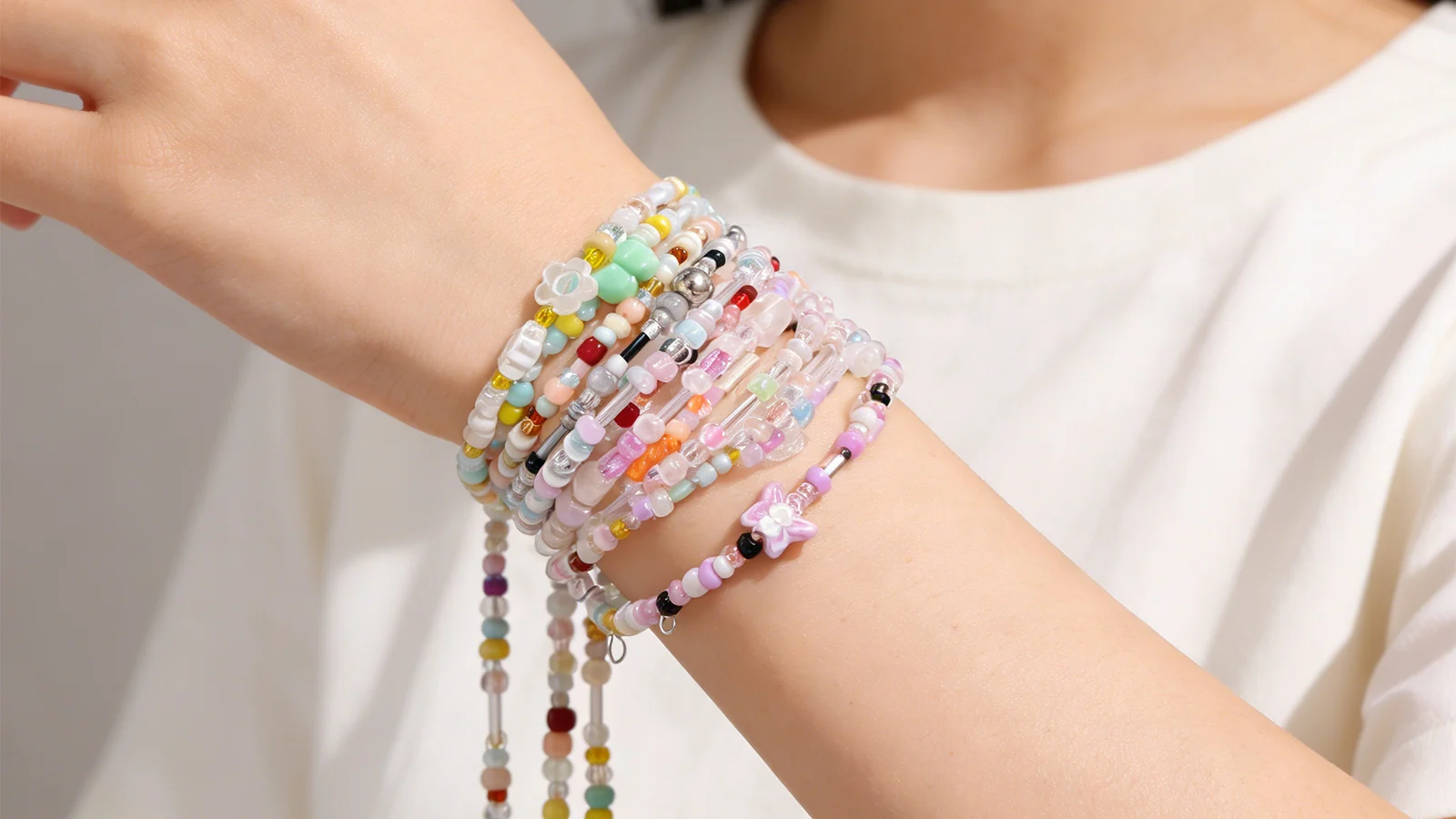 Losse Glasperlen in Mischfarben 2/3/4mm für DIY Schmuckherstellung Armband Halskette Ohrring Handykette Zubehör – Detail 8