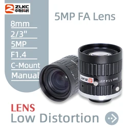 ZLKC 5Megapixel C Mount 8mm 2/3